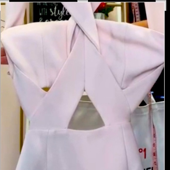 New Nicholas Blush Pink Cut Out Dress - Picture 7 of 8